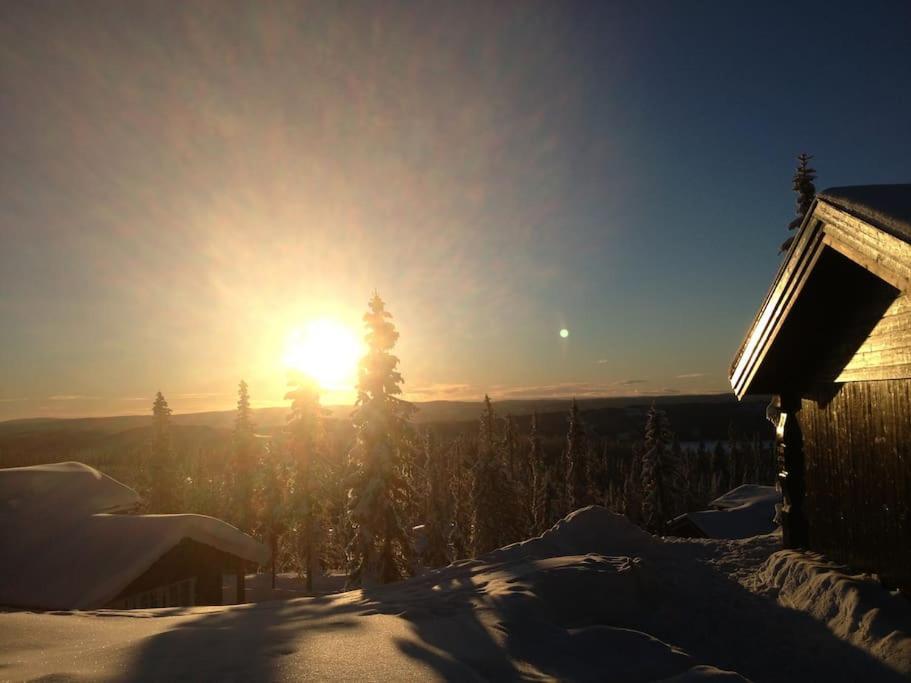 Stor Familiehytte Pa Smasaetra, Sjusjoen Villa Exterior photo